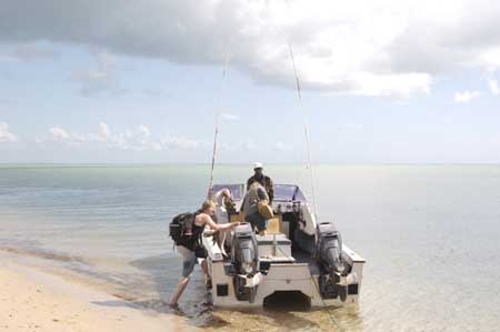 Bootstransfer von der ein zur anderen Insel
